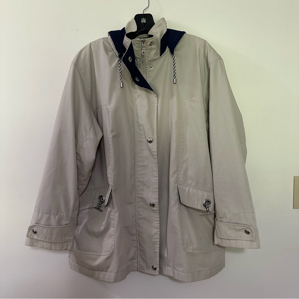 Mackintosh New England‎ Jacket Beige Coat Womens Size Large